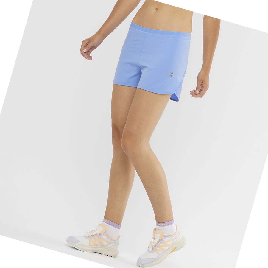 Bermudas Salomon CROSS 3'' Mujer Azules | MX 2348NWY